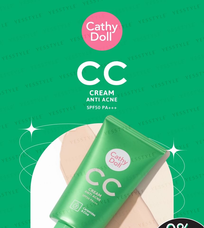 Cathy Doll - Anti-acne CC-crème SPF 50 PA+++