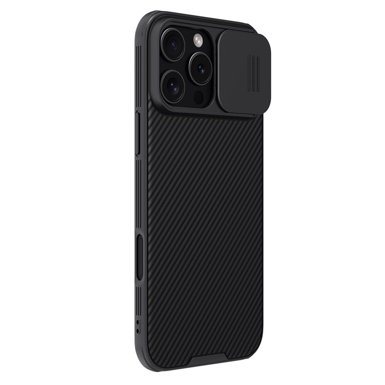 iPhone 16 Pro MagSafe Schutz Hülle Cam-Slider Kameraschutz - Schwarz