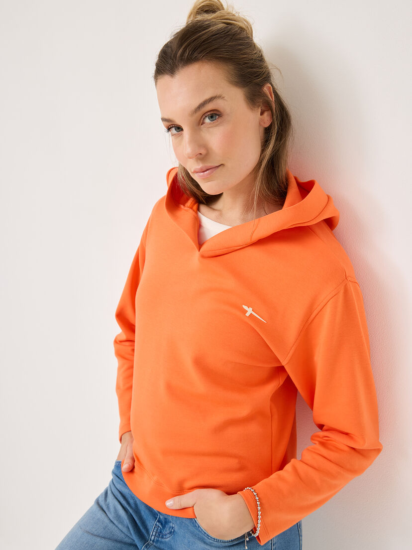 Hoodie - oranje