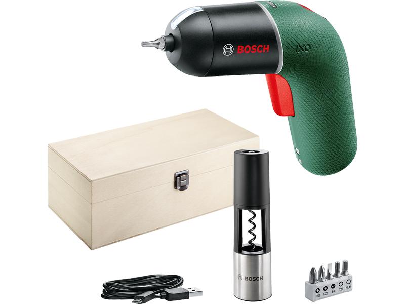 Bosch Akku-Bohrschrauber IXO 6 Vino Set Der neue IXO 6 mit Weinöffner