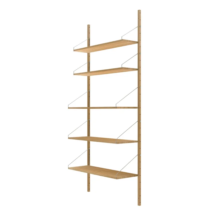 Frama - Library Regal H 185,2 cm, Eiche geölt (Single)