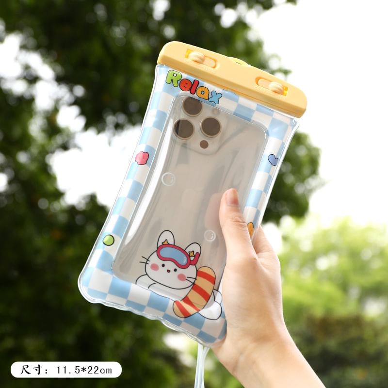 Fenmo - Transparante waterdichte telefoonhoes met touchscreen (verschillende ontwerpen)