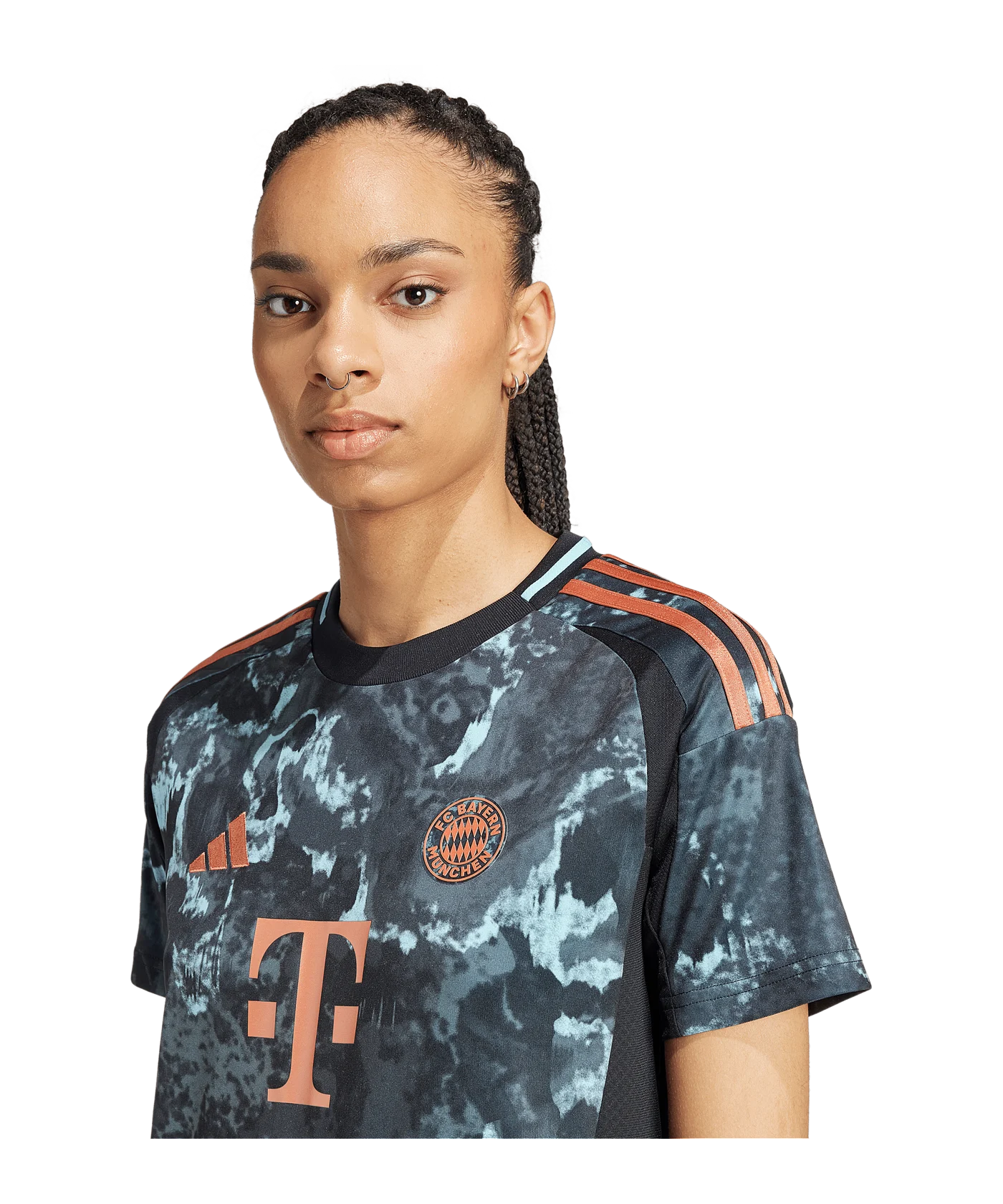 adidas FC Bayern München Trikot Away 2024/2025 Damen Schwarz
