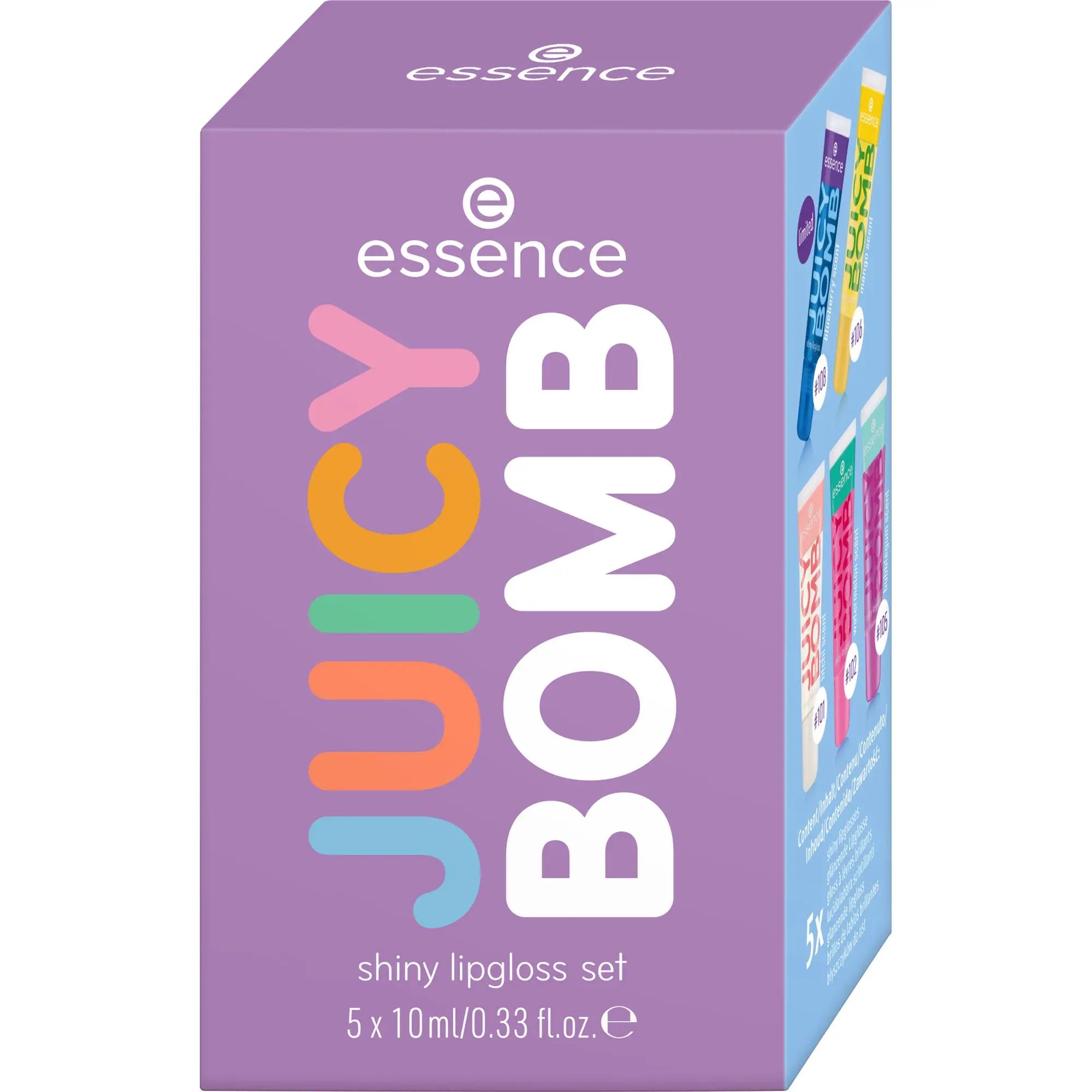 Juicy Bomb Shiny Lip Gloss Set 02 Sweet & Glossy!