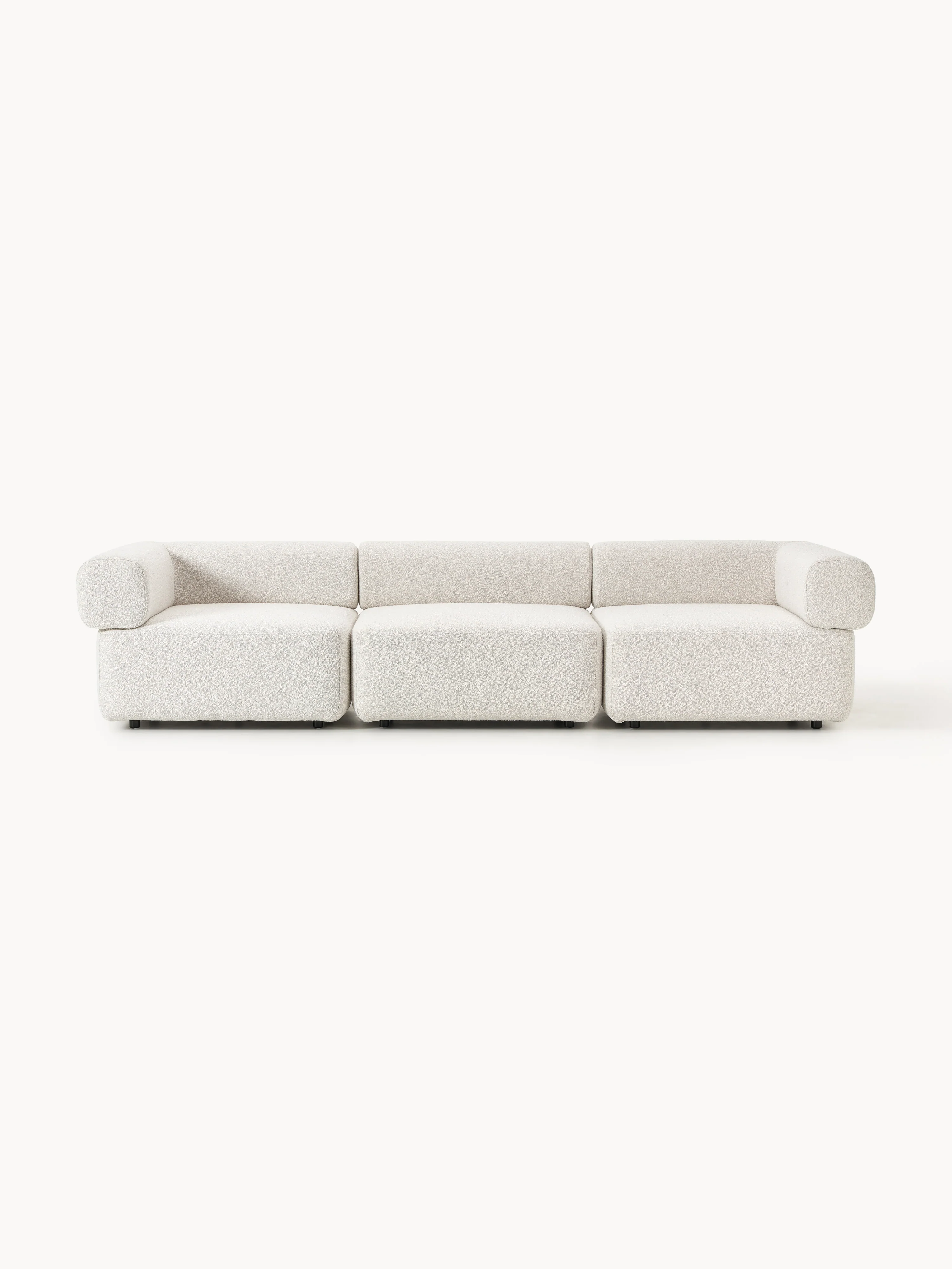 Modulaire bank Anton (4-zits) van bouclé
