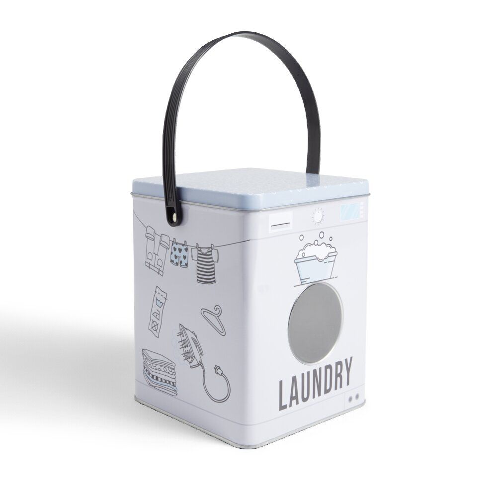 Boîte de rangement en métal pour buanderie - 2 modèles