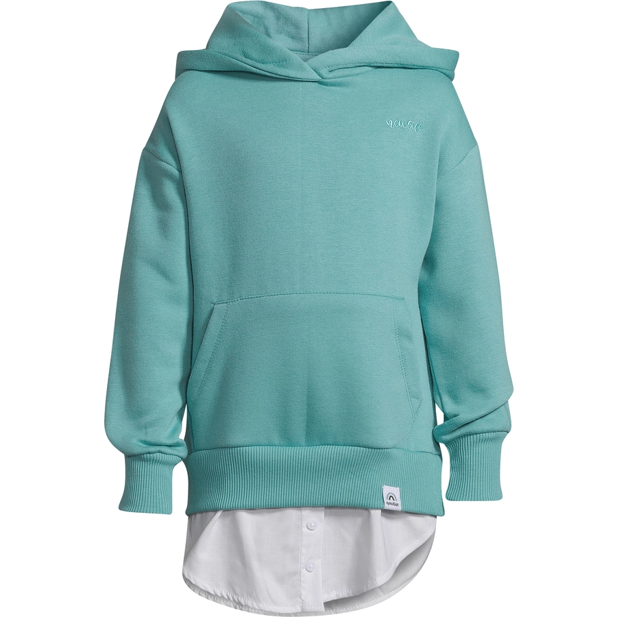New Life Hoodie Hoodie Kapuzen Pullover mit Shirt türkis