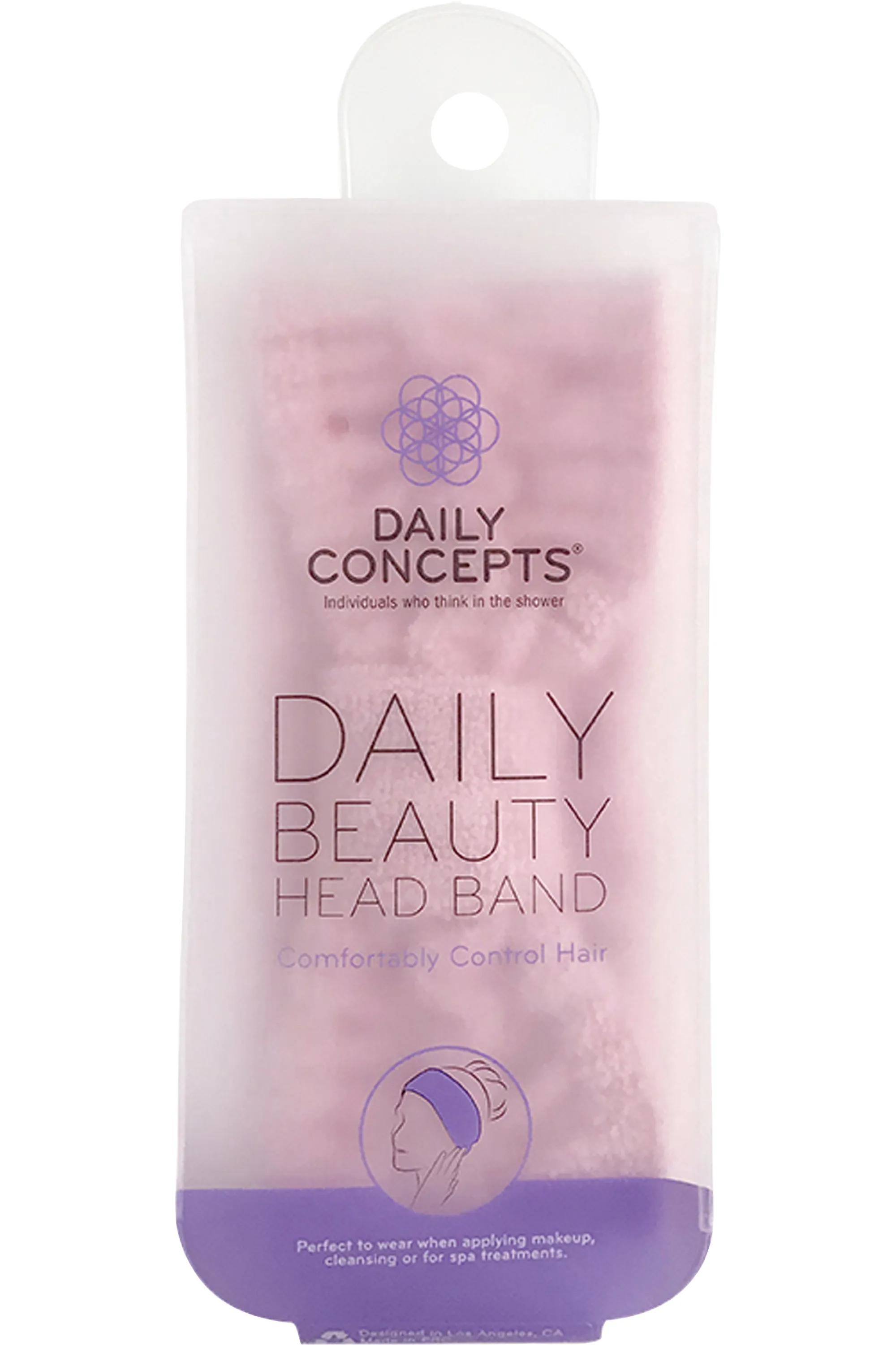Daily Concepts Bandeau visage rose