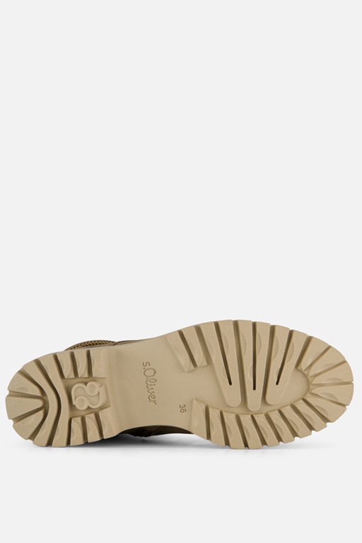 S.Oliver Veterboots taupe Synthetisch
