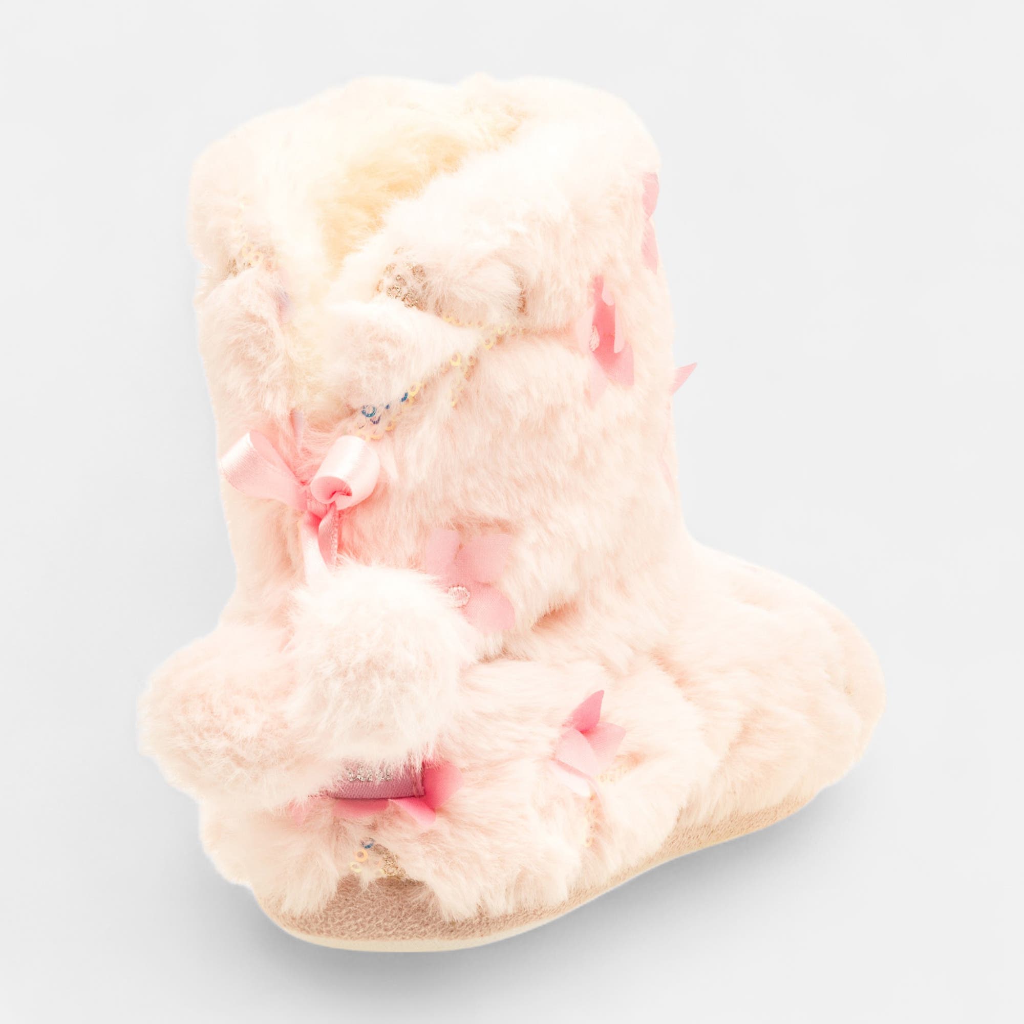 Pantoufles botillons Fille rose