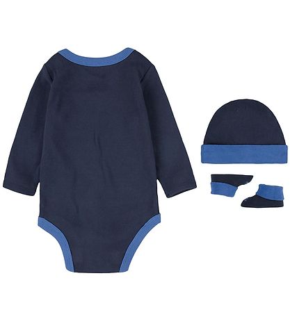 Nike Geschenkbox - Krabbelschuhe/Mütze/Body l/ä - Midnight Navy/