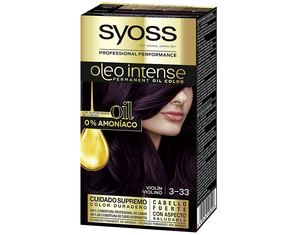 COLORAÇÃO SYOSS OLEO INTENSE 3-33 VIOLINO