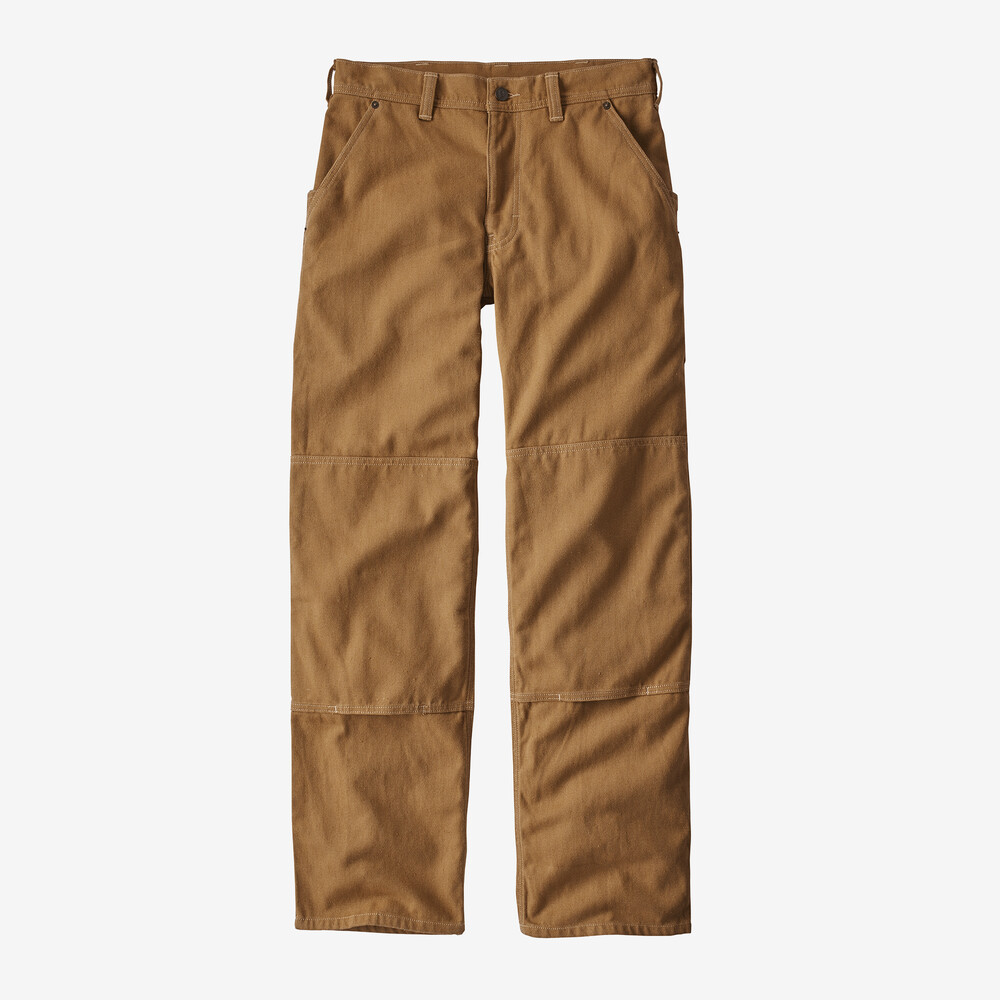 Iron Forge Herren-Hose aus Hanf-Canvas mit doppeltem Knie – Lang
