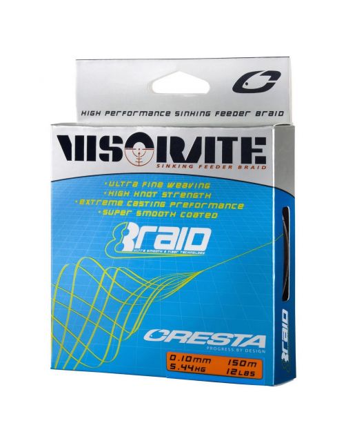 Cresta Visorate Feeder Braid 0.08mm 150m - Vislijn -