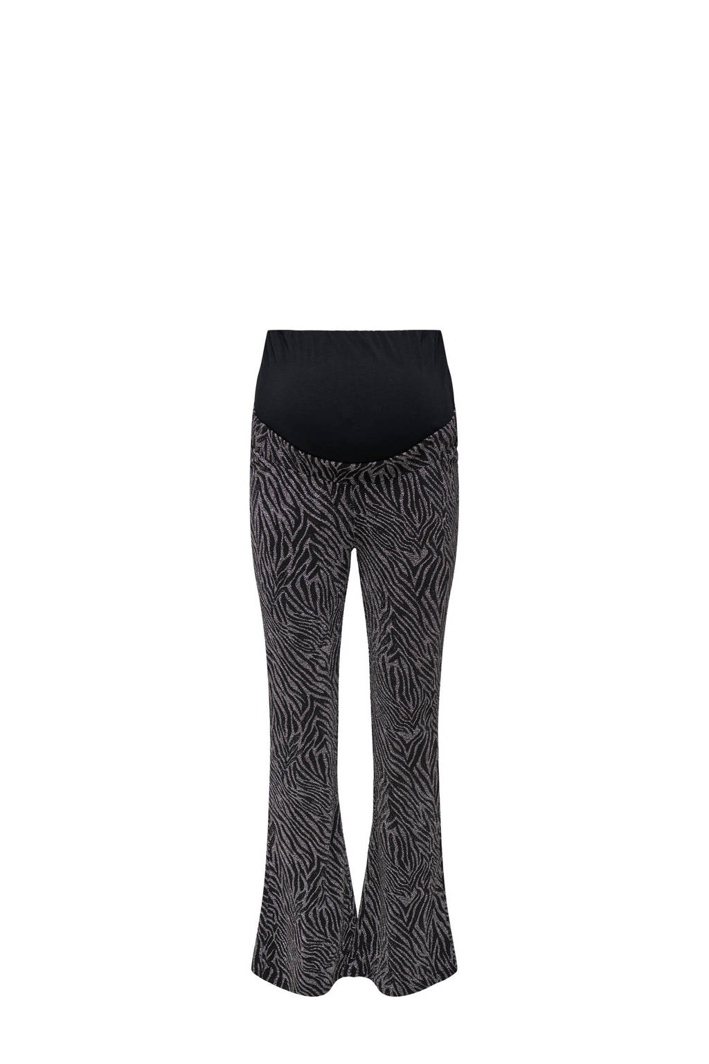 ONLY MATERNITY flared zwangerschapsflared broek zwart