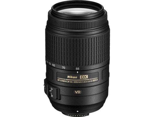 NIKON - Objectif Reflex Af-s dx nikkor 55-300mm f/4.5-5.6g ed vr - télézoom stabilis...