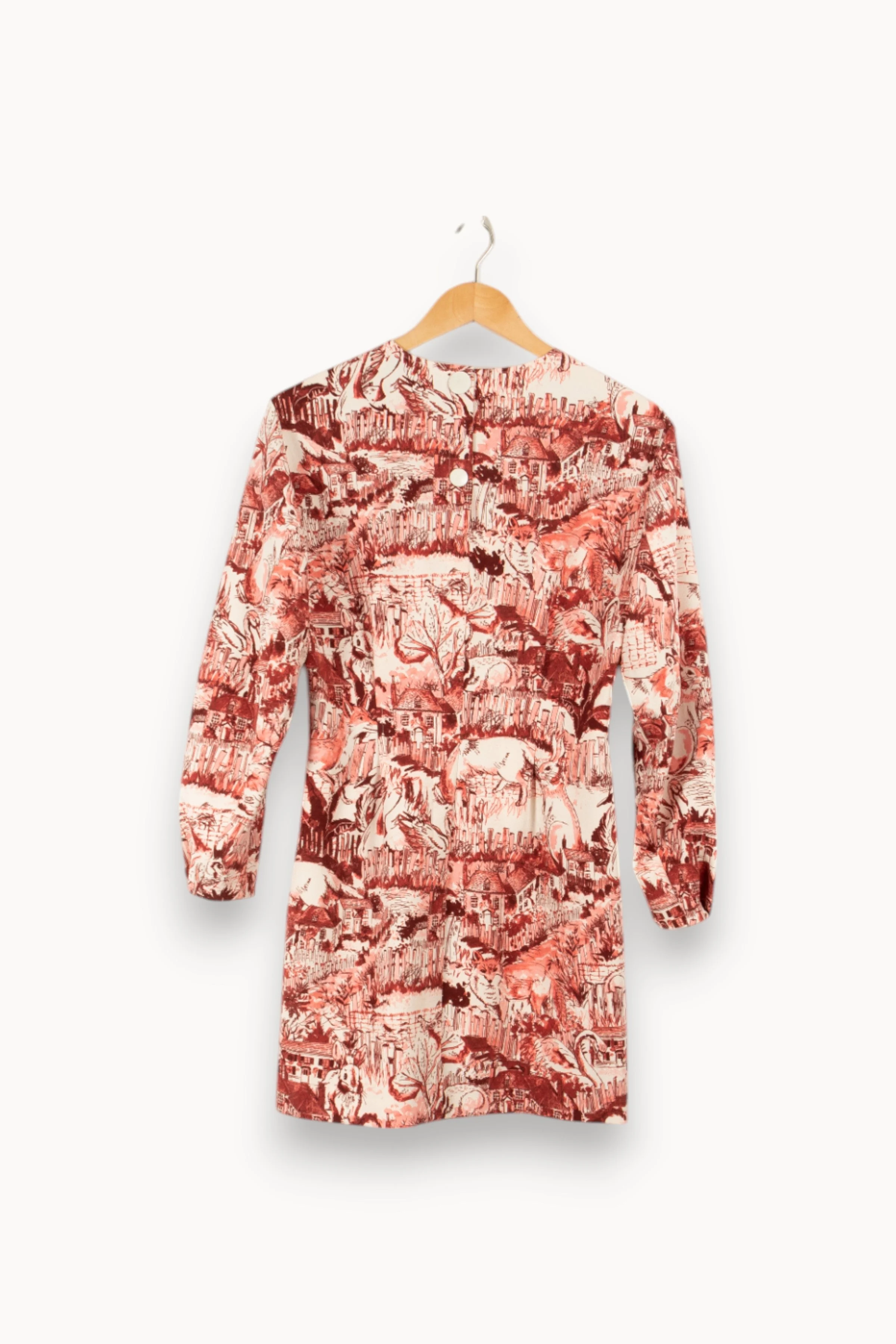 Robe midi | Rouge