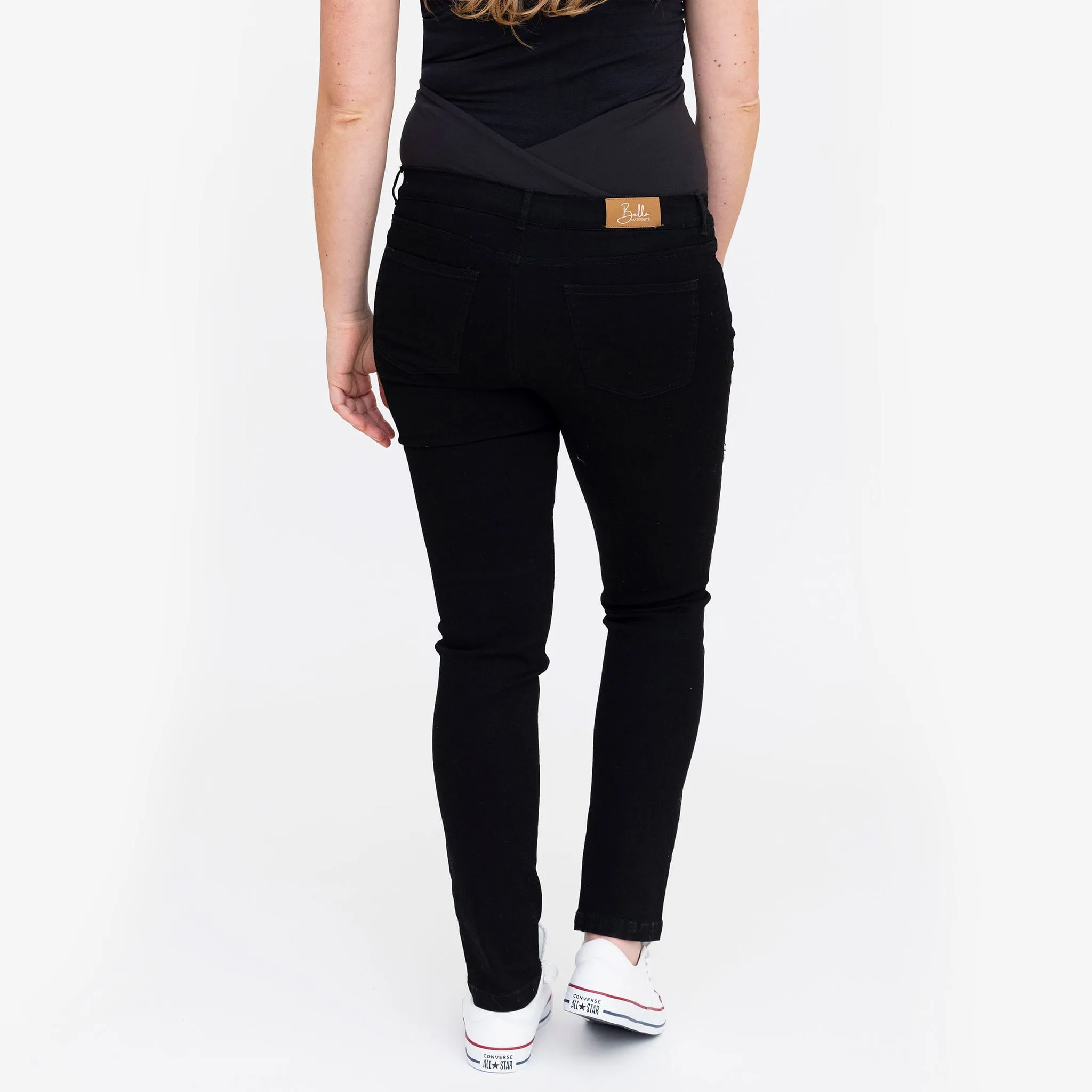 Bella Maternité Jeans Maternité Noir