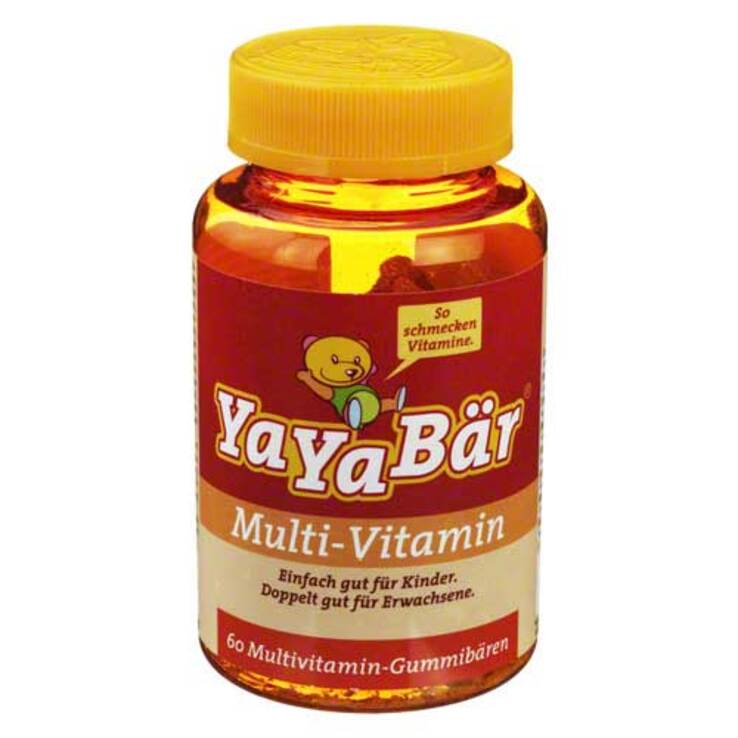 Yayabaer Kinder Vitamin Fruchtgummis, 60 St