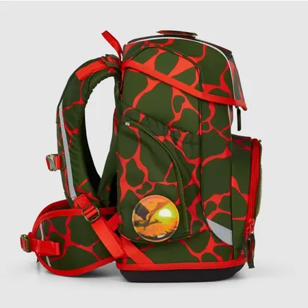 ergobag CUBO Schulrucksack-Set FeuerspeiBär, 5-teilig