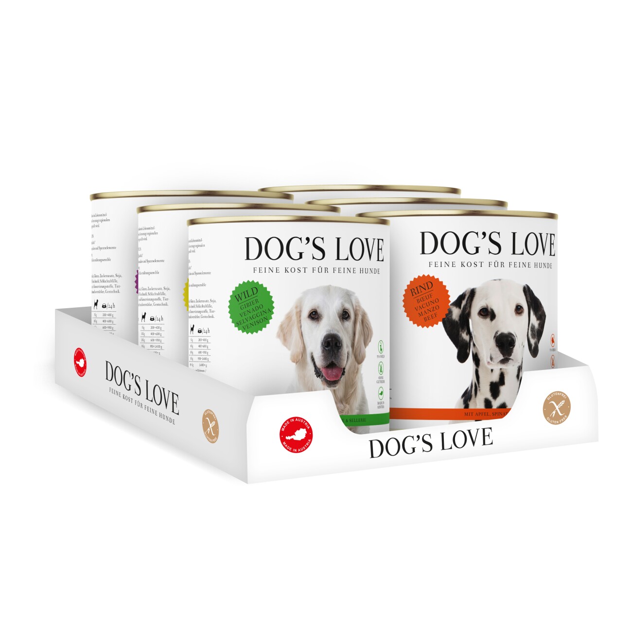 DOG'S LOVE Multipack 6x400g