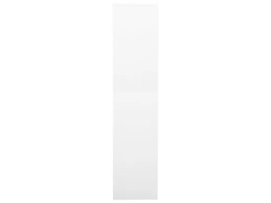 Armoire de bureau Blanc 90x40x180 Acier