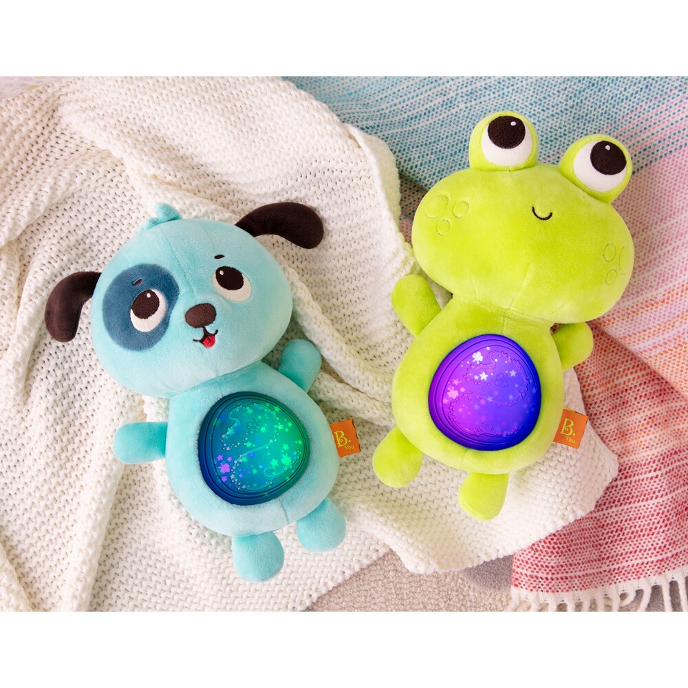 B.TOYS B. Twinkle Tummies - Frosch mit Licht und Sound