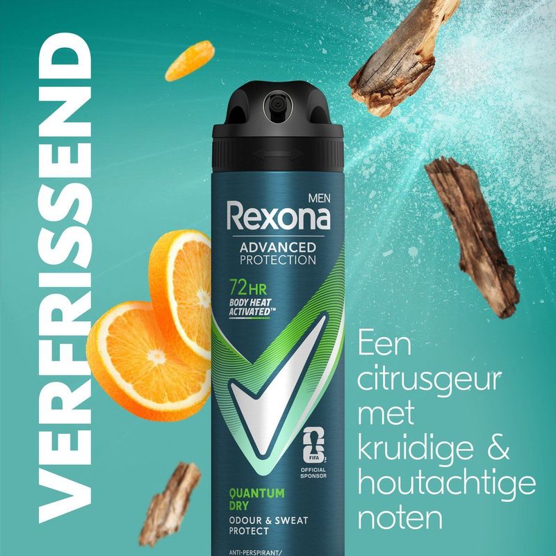 Rexona - Men Advanced Protection Quantum Dry - Anti-Transpirant Spray - 72 Uur Bescherming