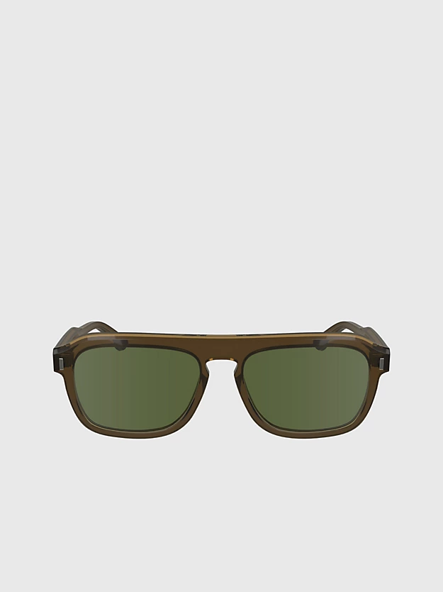 Óculos de Sol Retangulares Modificados CK24504S