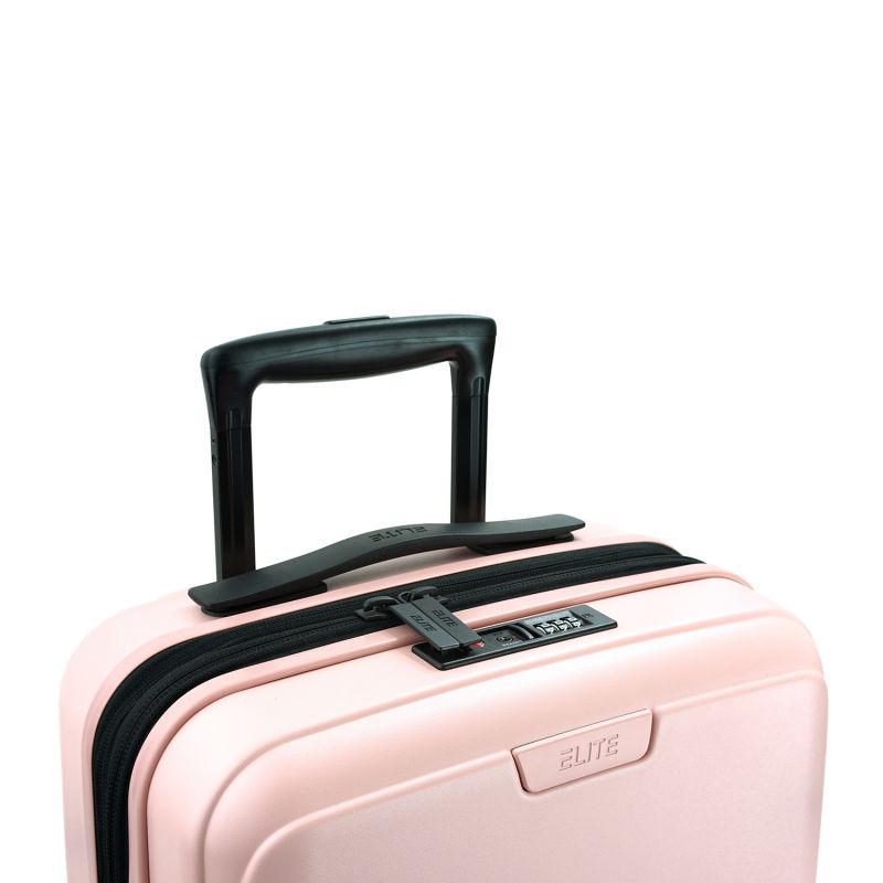 Valise rigide Pure mate Extensible 65cm Rose