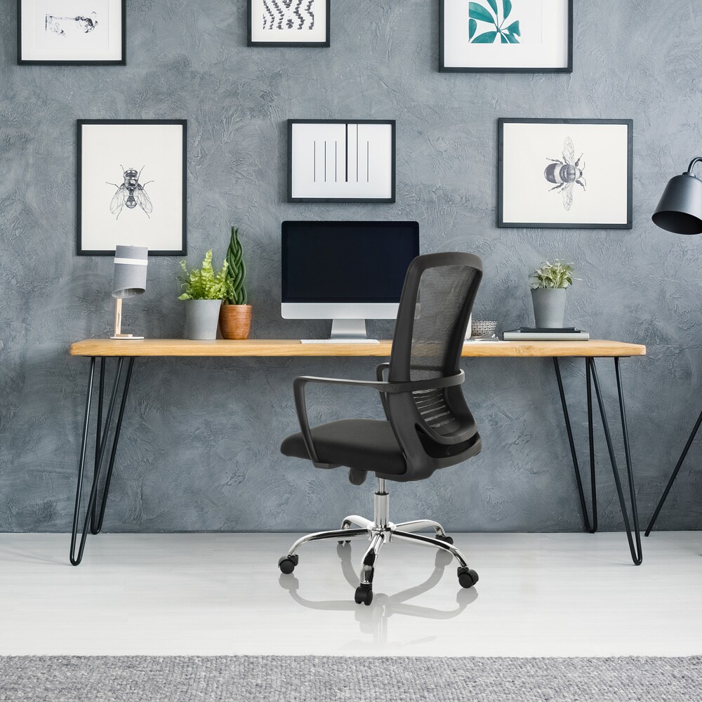 Home Office Bürostuhl STAR-TEC S Stoff/Netzstoff mit Armlehnen hjh OFFICE