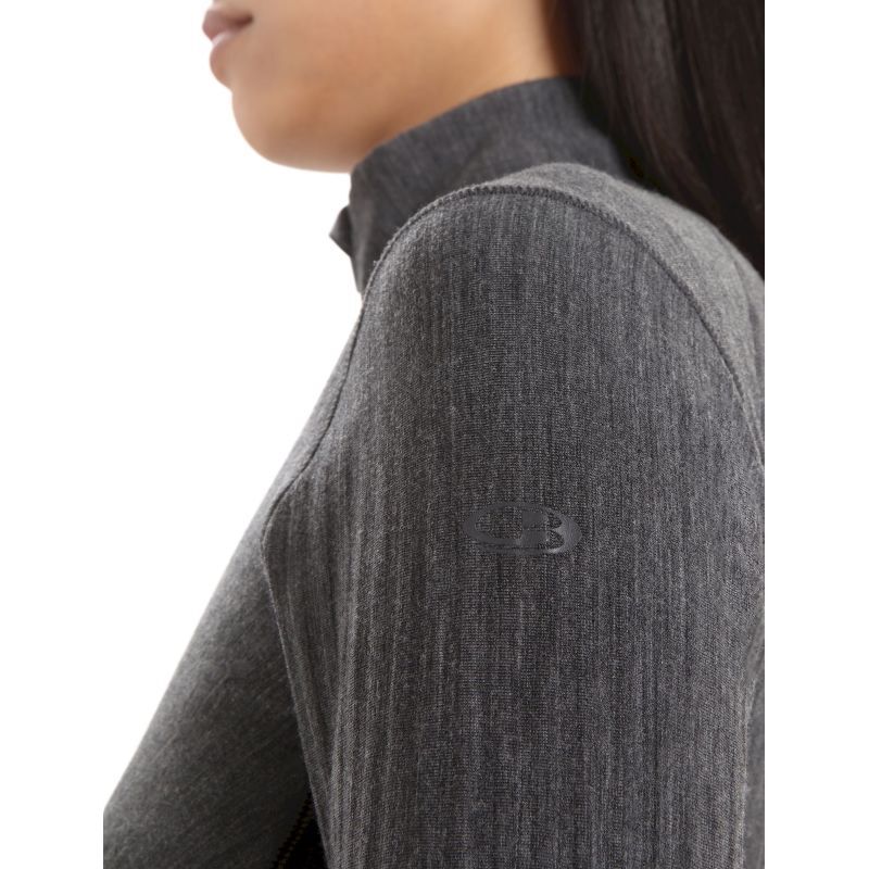 Descender LS Zip - Polaire en laine mérinos femme