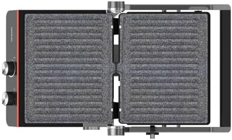 Cecotec Grill électrique Rock’nGrill Smart. Système de réglage de la puissance, du temps et de la température de 2000 W, ouverture à 180 °, plaques amovibles allant au lave vaisselle : Cuisine et Maison