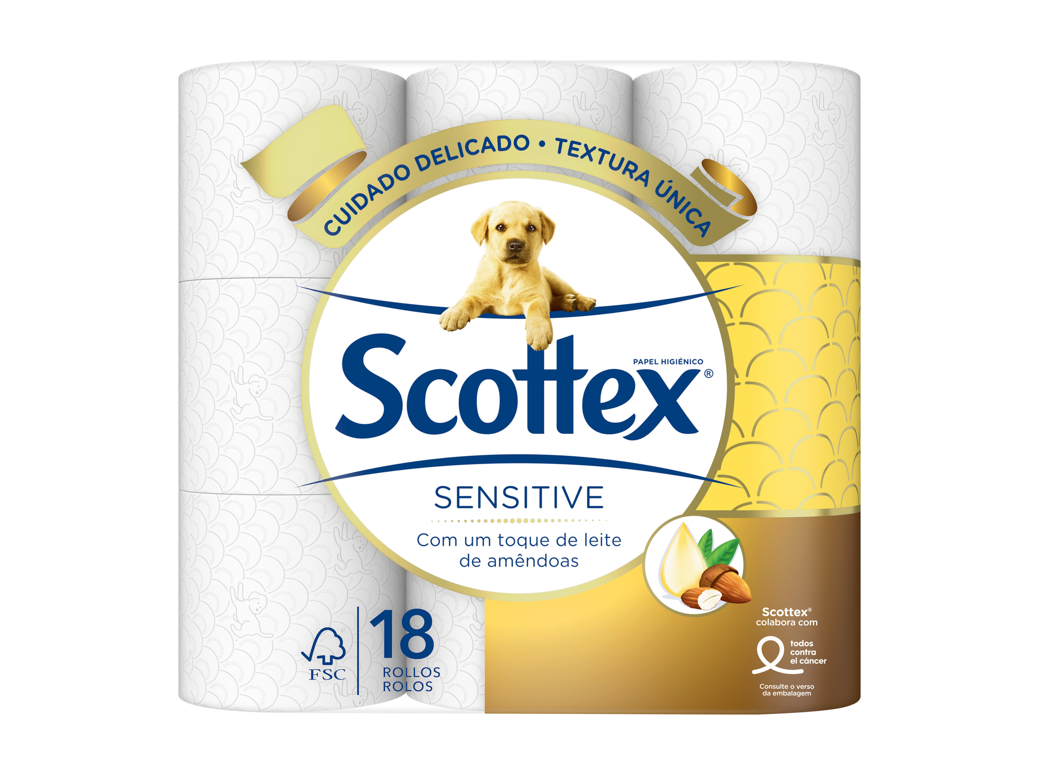PAPEL HIGIENICO SCOTTEX SENSITIVE 18R