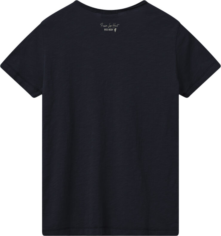 Mos Mosh MMAstin Basic Tee Salute navy