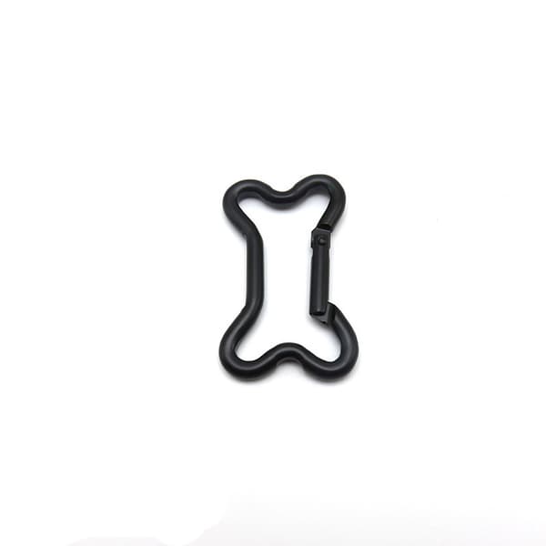 INF Karabinkrok med 10 stk. D-ringkarabiner i aluminiumslegering  0