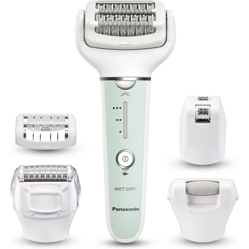 Epilateur électrique Panasonic ES-EY70AG503 avec 4 têtes incluses Wet & Dry