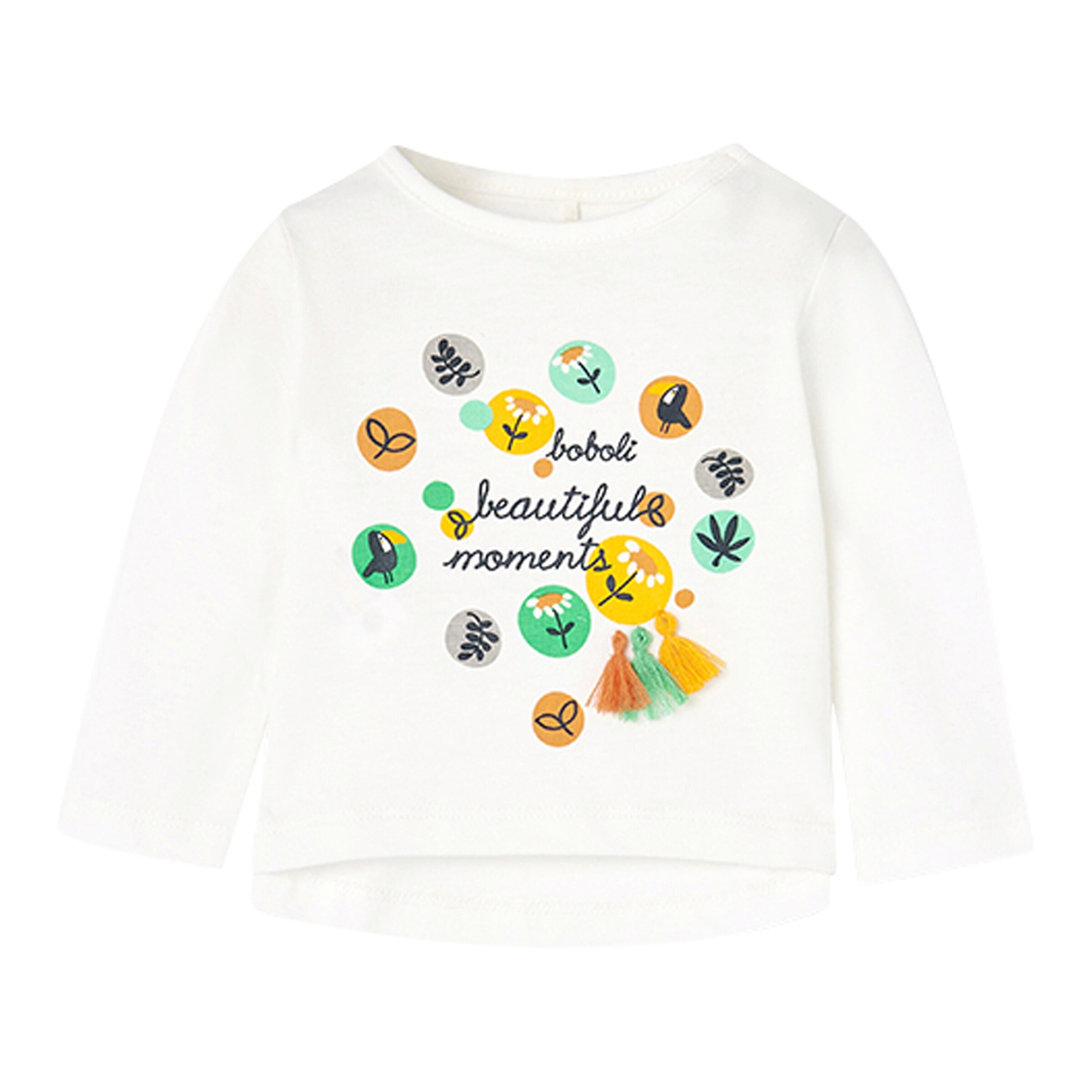 BOBOLI 2-tlg. Set Shirt langarm und Leggings Beautiful moments