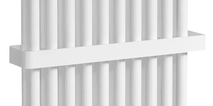 Sapho Fede handdoekhouder voor radiator mat wit 50cm