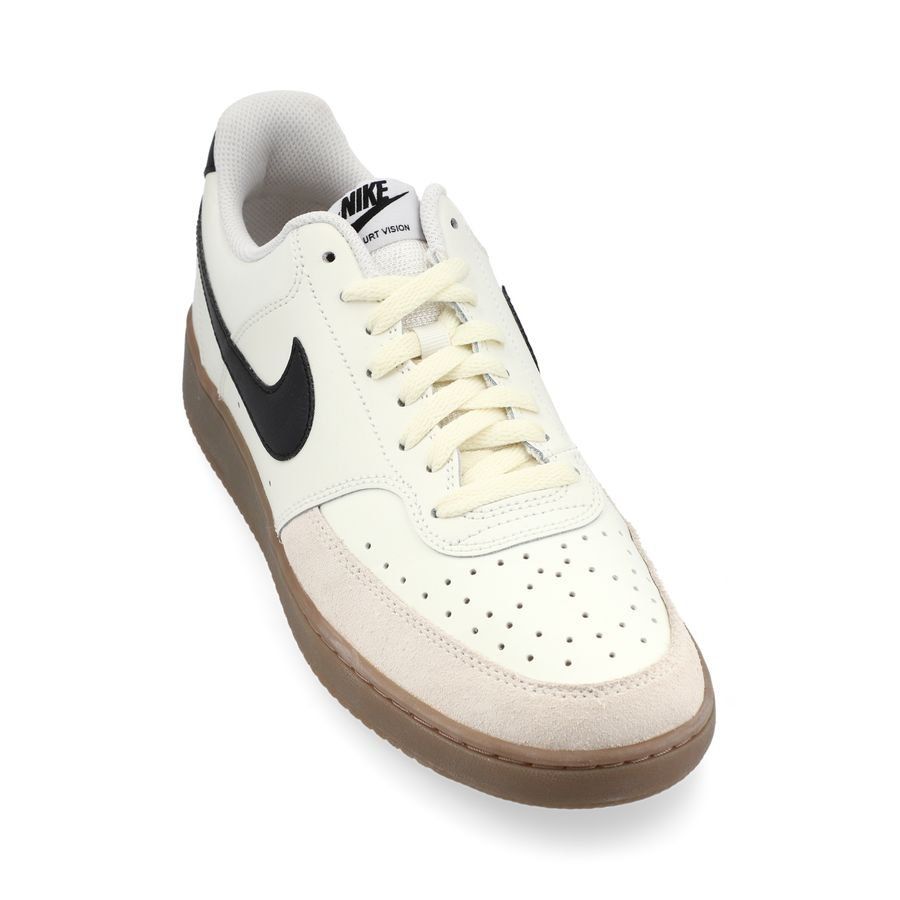 Nike Chaussures Court Vision Low - Blanc Cassé/Light Orewood Brown/Noir