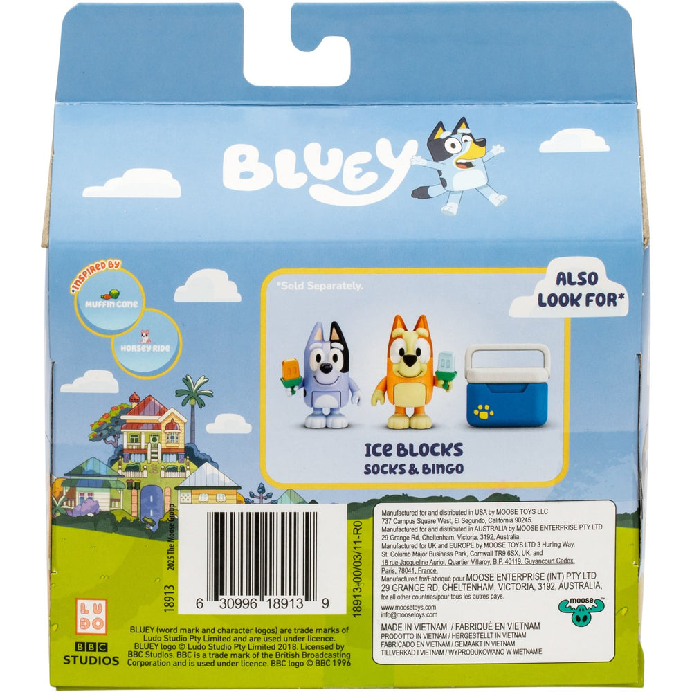 Køb Bluey 2-pak Chef & Socks Iceblocks