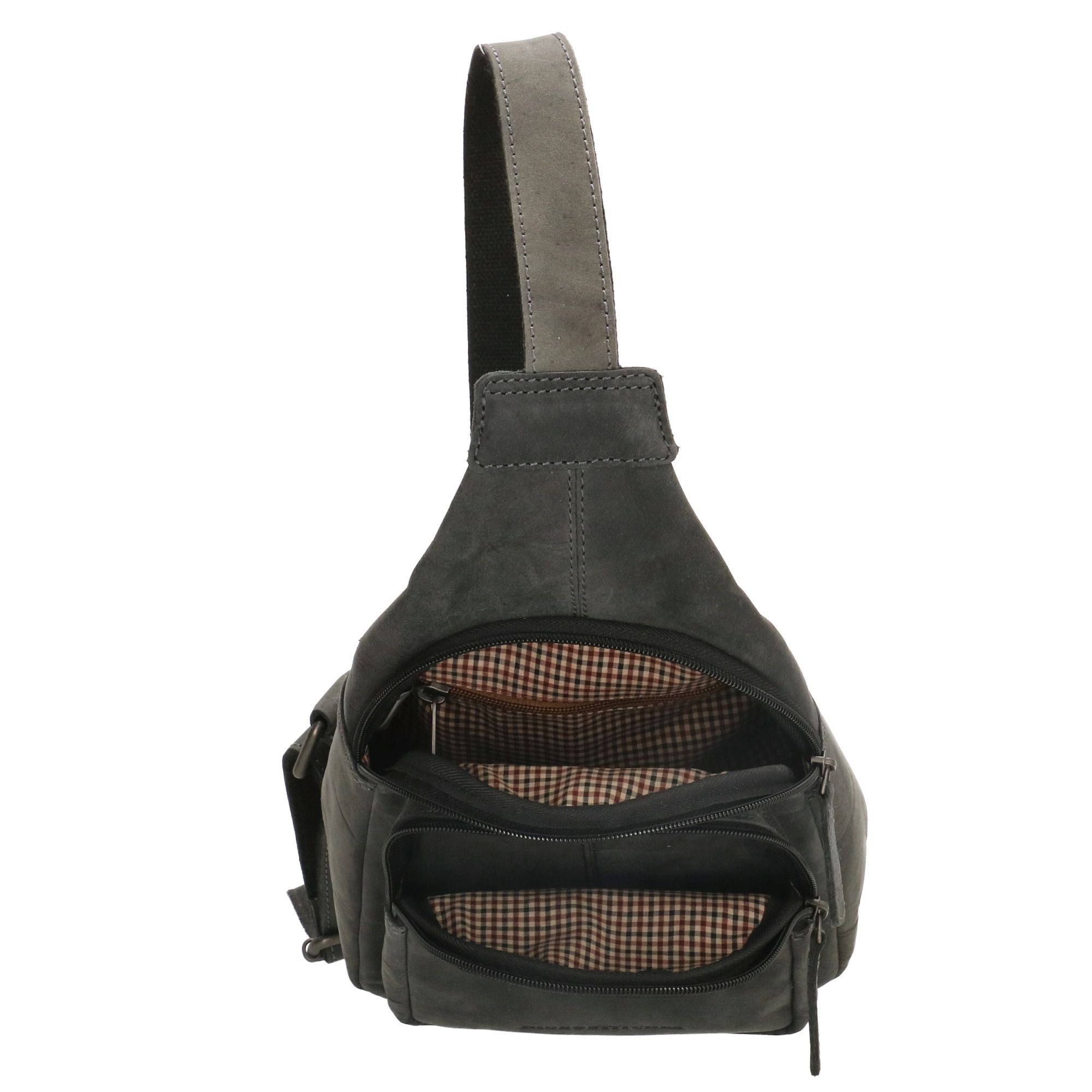 Hide & Stitches Idaho Schoudertas Zwart