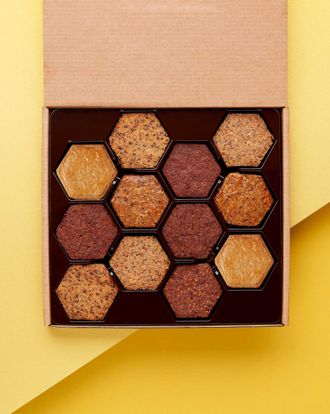 Grand Coffret Hexas--24 Biscuits 300g