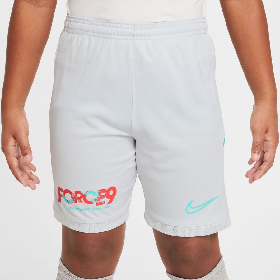 Nike Short d'Entraînement Dri-FIT Academy 25 Erling Haaland Personal Edition - Blanc/Turquoise Enfant