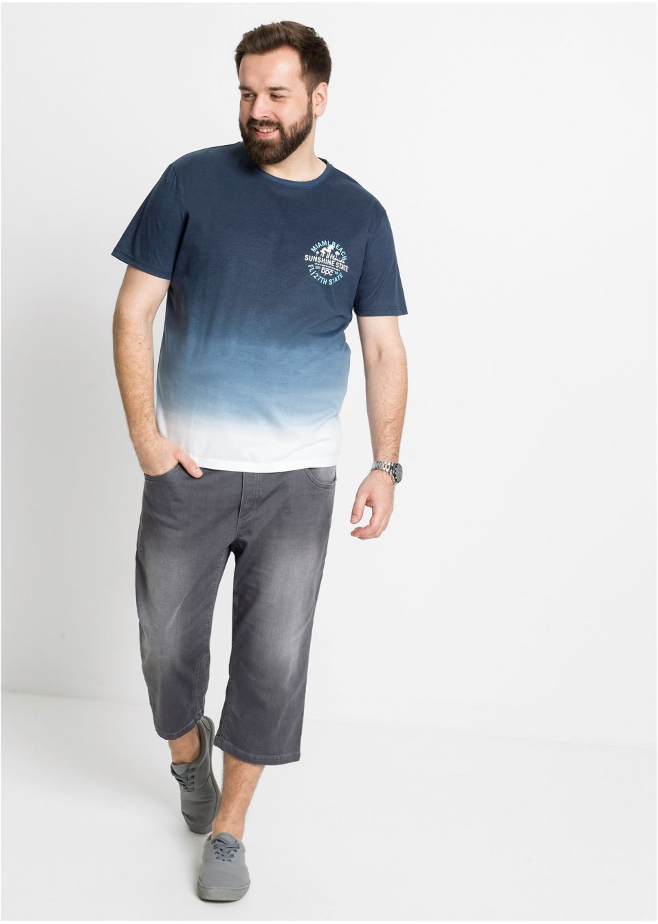 T-shirt avec dégradé de couleur