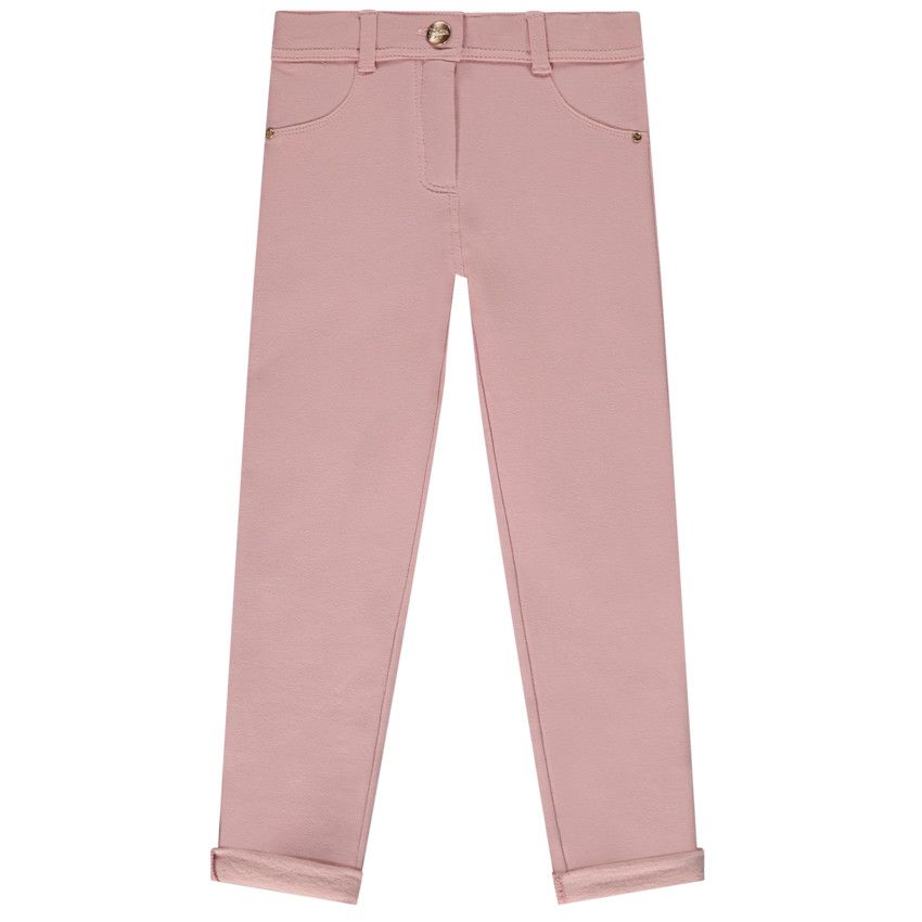 Pantalon skinny en molleton pour fille - Multicolore