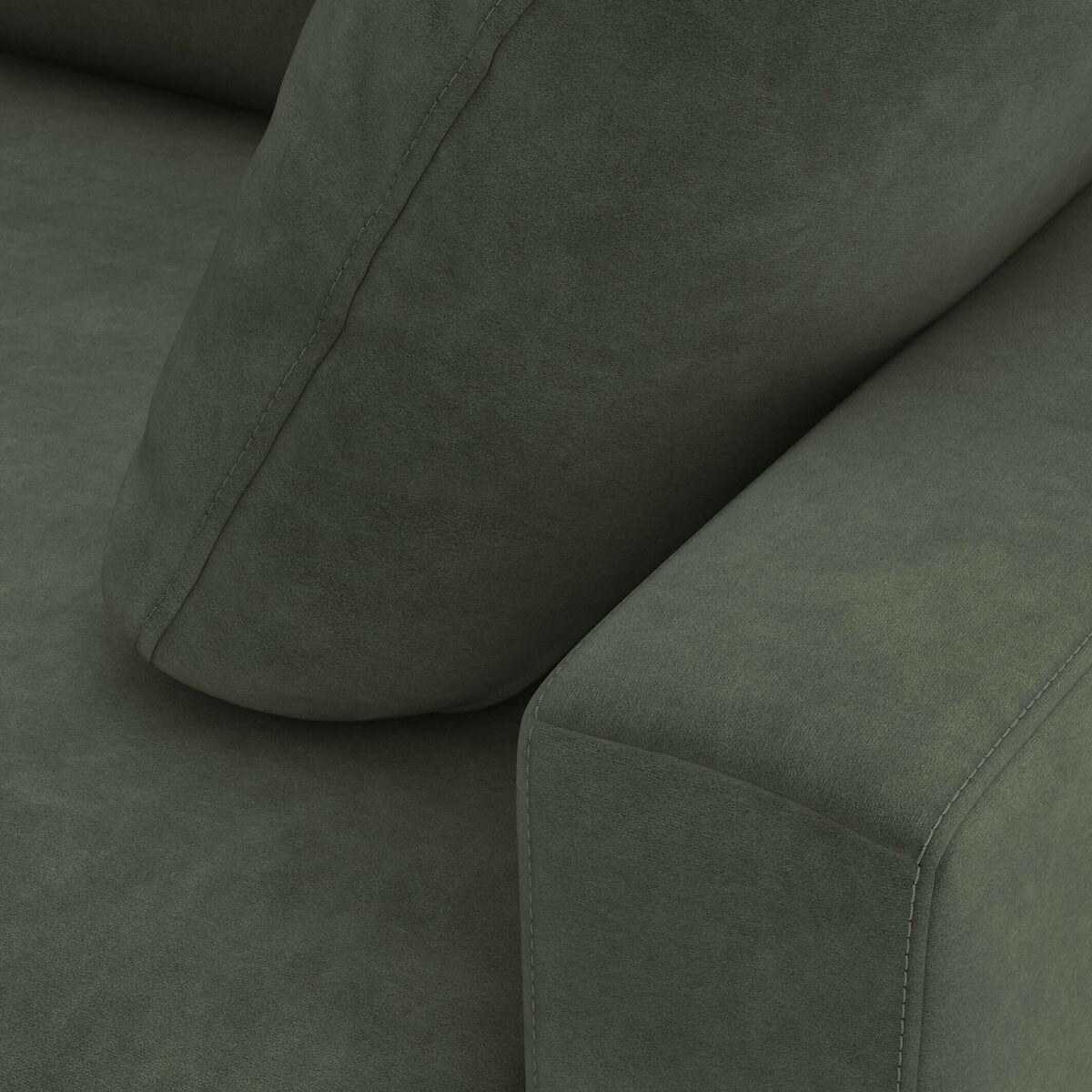 LA REDOUTE INTERIEURS<br>Sofá cama de canto em veludo, Bultex, Timor