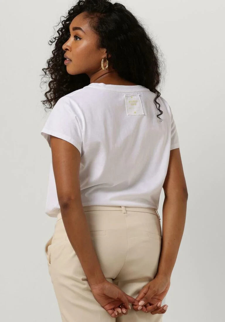 MOS MOSH witte mos mosh t-shirt misty o-ss tee