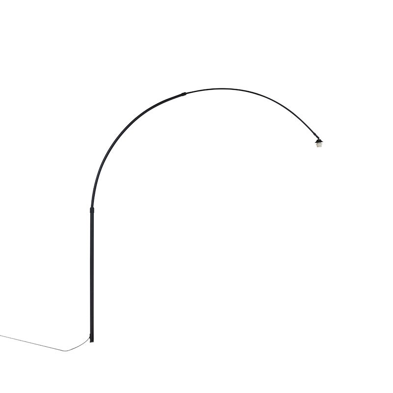 QAZQA - Arc voor XXL booglamp, zwart - staal, langwerpig - LED-compatibel, E27