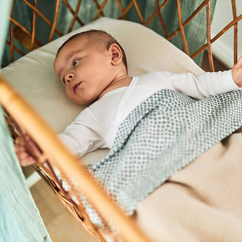Jollein babyhoeslaken 40x80 cm - nougat